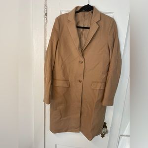 Uniqlo Tan Wool Coat